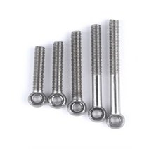5pcs m5 m6 m8 스테인레스 스틸 메트릭 스레드 윙 힌지 나사 아이 볼트 스터드 관절 앵커 볼트 fastner pvc 앵커, m6 5개, 80mm