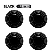 차음재 흡음제 방음스펀지 쌍용 tivoli grand xlv rodius korando 2021 rexton 2 액세서리 용 4pcs 도어 쇼크 업소버 가스켓 방음 스티커, 검은색, 법정화폐