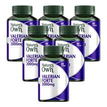 네이쳐스 오운 발레리안(쥐오줌풀) 포르테 2000mg 60 캡슐 X 6개, 1세트