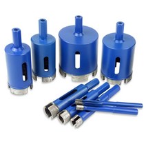 홀쏘 구멍 6mm-100mm 파란색 대리석 타일 오프너 다이아몬드 코어 비트 구멍 대리석 화강암 벽돌 타일 용 드릴 비트 세라믹 콘크리트 드릴링, 65mm