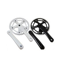 픽시크랭크 자전거크랭크 46T FIXED GEAR, 1개, 블랙