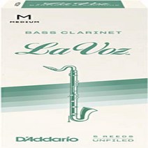 La Voz Bass Clarinet Reeds Strength Medium 5 Pack null, 1