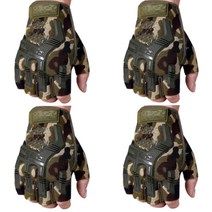 올앤유 자전거 라이딩용 반장갑, 밀리터리