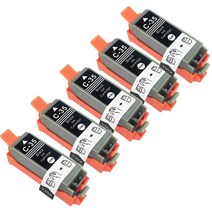 Canon PGI35 용 검정색 호환 잉크 카트리지 PGI-35 PGI 35 Pixma IP100B IP100 mini 260 320 프린터, 한개옵션1, [04] 5BK