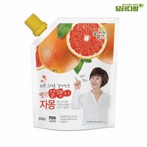 꽃샘 별난알맹이 자몽 파우치 무배 500g, 1개, 본 상품 선택하기