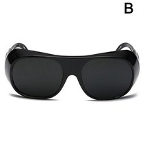 용접 안경 레이저 보안경 1pc 특별 검은 충격 방지 고글 작업 눈 안전 보호 에 대 한 도매 앞 유리, 흑색 용접용