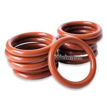 고무오링 패킹 실리콘 오링 고무링 10pcs 와이어 직경 3.5mm OD10-205mm 오일 저항 실리콘 고무 씰링 링 고, 03 12mm