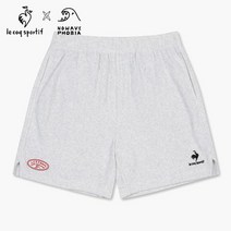 [르꼬끄]QO223XHP64 그레이 [NWPh. x 르꼬끄] 테리 하프 팬츠