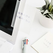 투명 글씨연습 반투명 점착 접착 pet 떡 메모지 떡매, 3투명메모지-직사각