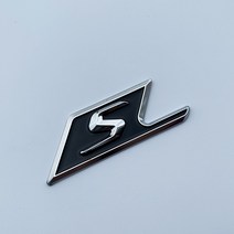 자동차튜닝 메르세데스 벤츠 자동차 엠블럼 배지 AMG 삼성 E63S 트렁크 리피팅 스티커 광택 블랙 레, 02 chrome edge S