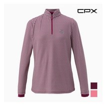 CPX CPX 여성 하프집업 프린트 티셔츠_MGWALWF7401