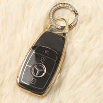 굿카굿즈 벤츠 BMW 아우디 TPU 스마트 차 키케이스 키홀더, 벤츠 B타입, 블랙