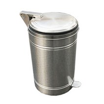 페달휴지통 스텐휴지통, 신형75L(385*690), 1개