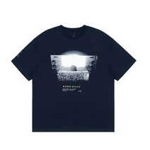 분리형오디오 Travis동일타입 Scott트렌드 홈시어터 발포 반팔 TS여름 라운드넥 루즈핏 FOG레저 t셔츠, T03-L, C01-TS영화관 프린팅 반팔 청색