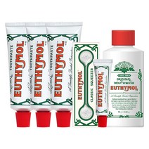 유시몰 치약 106g 3개+스퀴져 1개+치약20g 1개+가글90ml 1개, 1세트