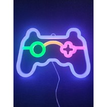 led 디스플레이 네온 pc방 노래방 파티룸 컬러 주변 조명 벽 장식 야간, O