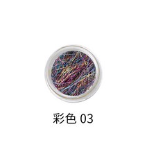 금속몰딩 초승달 액세서리 네일 량 편 장식 플래시 숏 홀로그램 선명한 핑크 세분 레이스 금실 채색줄 명주실 661013290, 단품 03