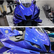 야마하 Yamaha R3 튜닝 파츠 프론트 하우징 후드 커버 카울, 무광블랙, 1개