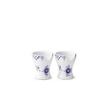 Royal Copenhagen 로얄코펜하겐 블루 엘리먼츠 피겨린 도자기 에그 달걀 컵 잔 5.5cm (2개)