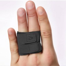 손가락 고정 보호대 마디 관절 압박 얇은 아대 탄성 두손가락 밴드 벨크로 스트랩