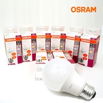 오스람 LED전구 8W 10.5W 13.5W 18W 플리커프리, 13.5W 백색