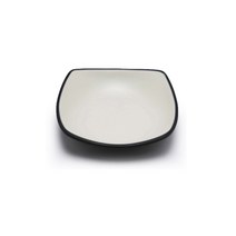 라이프초이스 투톤 멜라민 그릇모음 접시 업소용 식당용 찬기 앞접시, 1. 사각찬기, 1호, 1개