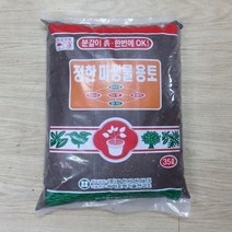정한 미생물용토 35L 미생물 배양토.분갈이 흙정한 미생물용토 35L 미생물 배양토.분갈이 흙, 1개