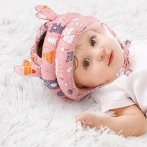 유아 유아머리보호대 360도 보호 핑크, 머리보호대 그린