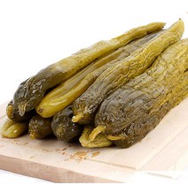 국내산 오이지 장아찌 꼬들꼬들 삼겹살친구 밥도둑반찬 겨울반찬 짭짤한 맛난 1팩 600g, 국내산 오이지 10개 x 2팩