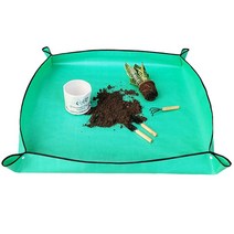 원예용 분갈이매트 실내 가드닝 방수패드 66cm 소형 100cm 대형 농기구 원예도구, 대형100cm