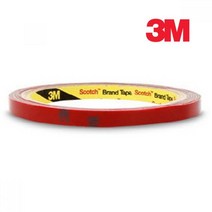 3M 자동차용 폼 양면테이프 회색 8mm 거치대 명판 유지보수 안내판 장식품