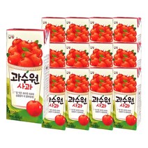 상큼함이 넘치는 과수원 사과 190ml X 24팩 과일주스 1박스