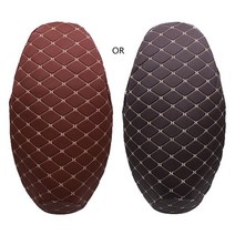 바이크 범용 오토바이 액세서리 가죽 시트 쿠션 커버 자외선 차단 방수 보호대 절연, 14 Brown XXL random