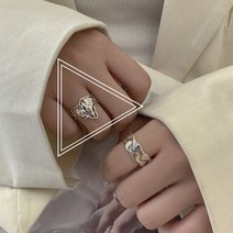 액세서리 빈티지 테은 반지 여성풍 심플 오픈 빈티지 낡은 액세서리 반지 만들기