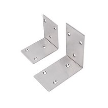 사각 스텐 꺽쇠 고정 보강 철물, 사각꺽쇠(스텐)_대(48X85X85), 1개