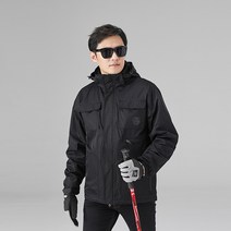재킷 남성 새로운 투피스 세트 쓰리인원 플러스 벨벳 두꺼운 야외 등산 의류 보드복 스키복