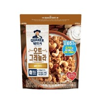 롯데제과 퀘이커 오트 그래놀라 시리얼 골든넛츠, 350g, 14개