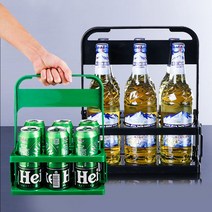 커피캐리어 캠핑 컵 배달 캔 음료 수 6구 홀더 트레이 통, 본상품선택, 1-커피캐리어-그린, 1개
