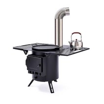 캥핑난로 전원주택난로 화목난로 철재난로 주물 펠렛난로 벽난로, 업그레이드 버전