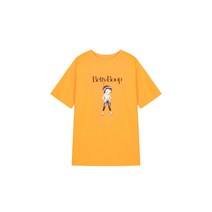캐릭터반팔티 돈 부인 하우스 니발리스 맟춤제작 연명 애니메이션 플라워 프린팅 그물 레드티셔츠 여성 와이드 2636755966