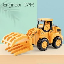 미니 굴삭기 중장비차 미니카 풀백카 크레인 공사장 다이캐스트 모형 유치원 선물, 누르고 밀어서 [그랩머신]