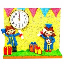 T_ DIY 방과후만들기 클레이 친구야놀자 시계만들기 5인용