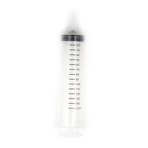 에폭시 주입기 수지 도구 용 튜브가있는 플라스틱 공급 주사기 재사용 가능한 펌프, 50ml