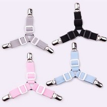 갓샵 [갓샵 침대커버집게 1pcs 이불고정용] 소파시트패드 밀림방지밴드, 핑크