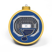 YouTheFan NHL 피츠버그 펭귄 3D 스타디움뷰 장식품 - PPG 페인트 아레나, St. Louis Blues