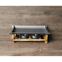 김굽는기계 돌김 길거리 철판 창업 업소용, 그레이 (라지 - 37x18.5x2.5cm)