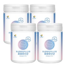 모유유산균 모유유래 유산균 포스틱바이오틱스 L 프롤린 락토바실러스 가세리 루테리 퍼멘텀, 230g x 4통, 230g