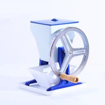 수동 얼음 분쇄기 핸드 셰이크 아이스 브레이커 스무디 머신 블록 면도기 2kg, 01 WHITE