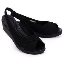 크록스 레이안 슬링백 웨지_204948-060