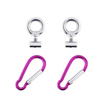 캠핑카 꾸미기 악세사리 2pcs m4 리프팅 ​​아이 너트 패스너 프론트 텐트 스토퍼 트랙 마운트 타이 다운 아일렛 레일 트랙 나사 보트 rv caravan camper